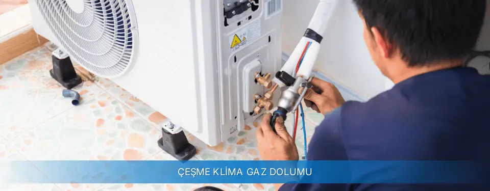 Çeşme İlçemi Alarko Carrier Klima Gaz Dolumu